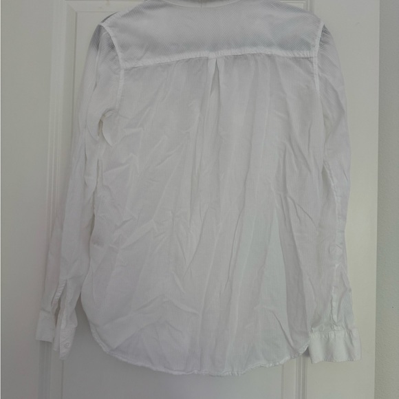 Anthropologie Cloth & Stone women’s white button down shirt top blouse medium - Picture 2 of 4